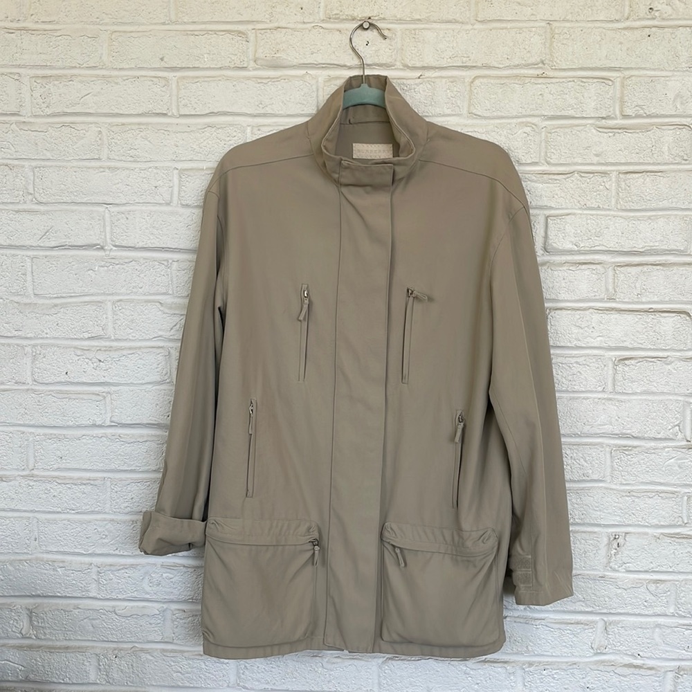 Burberry Prorsum Multi Zippered Long Jacket Car Coat For Bergdorf Goodman